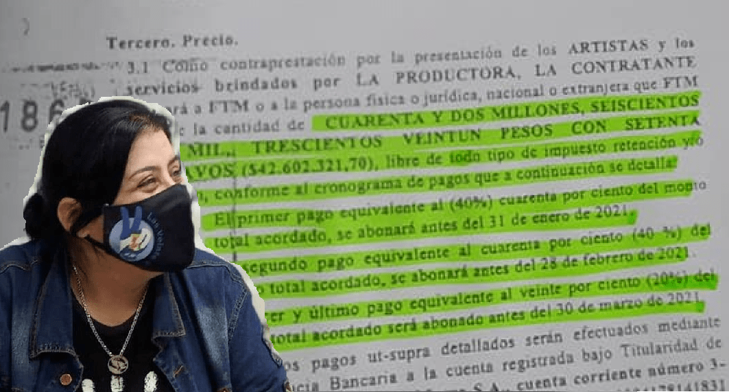 Laly Mora, la opositora en Grande
