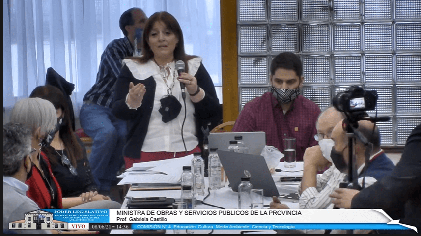 A la Ministra de Obras Públicas «la sorprendió la nevada»