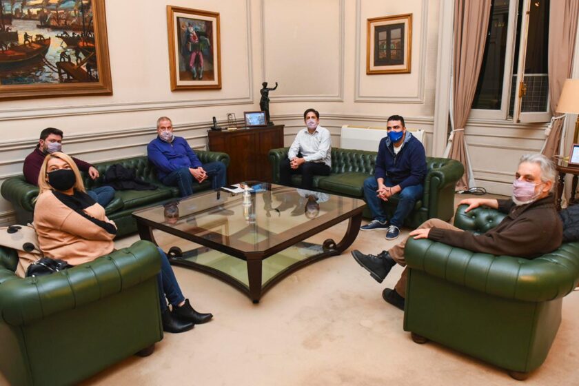 El Ministro Trotta se reunió con el rector de la UNTDF Daniel Fernández