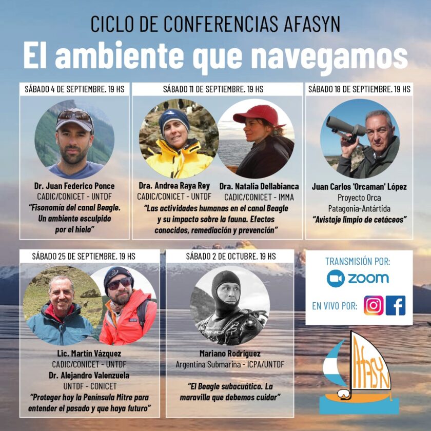 Continúa el ciclo de conferencias sobre el Canal Beagle organizado por AFASYN