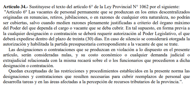 Pedido de informes de Löffler podría derivar en declarar nulas designaciones en entes y responsabilidad económica de funcionarios 1 imagen 35