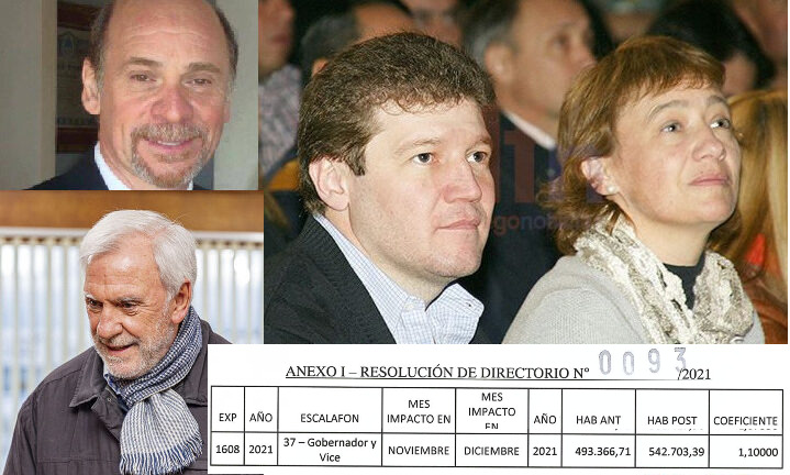 En diciembre Estabillo, Manfredotti y Rios cobrarán $ 684.640 entre jubilación y aguinaldo