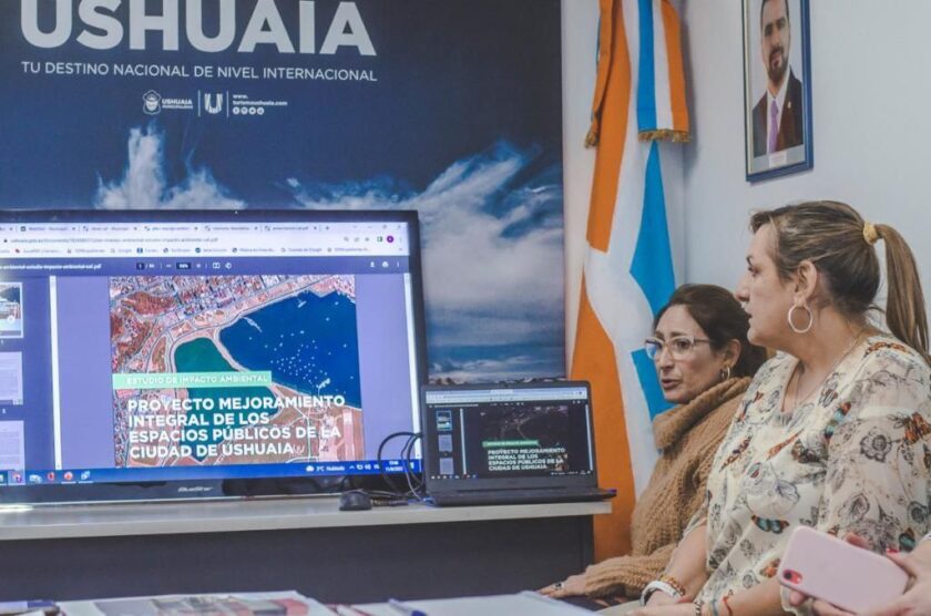 NUEVA PASARELA. Muñiz Siccardi dio detalles de cómo será la obra