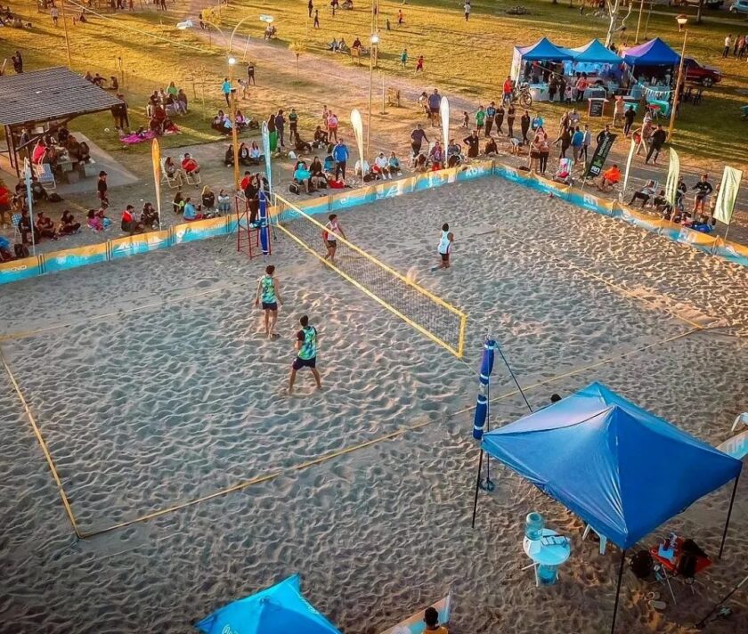 CRECIMIENTO. Perspectiva alentadora del beach voley en Tierra del Fuego