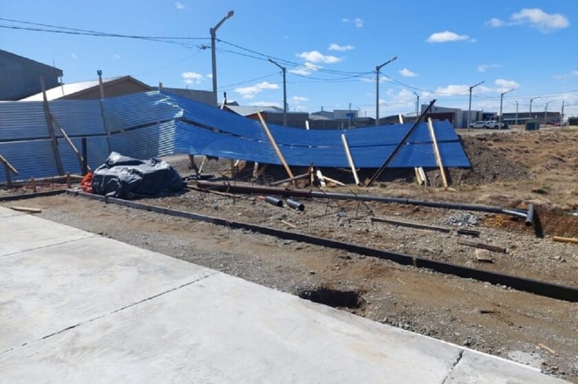 TEMPORAL DE VIENTO. Río Grande registró una veintena de voladuras y un principio de incendio