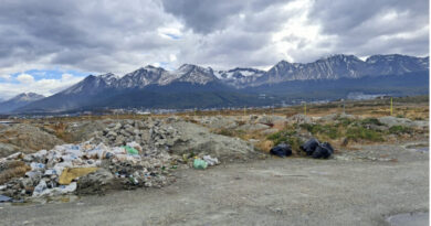 basura aeropuerto ushuaia