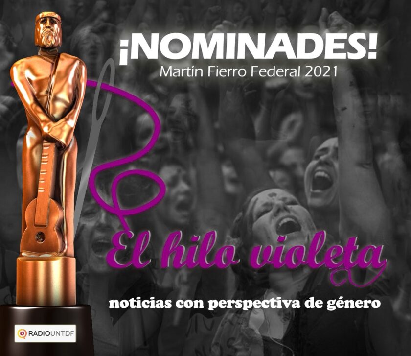 EL HILO VIOLETA. Programa radial feminista con voz fueguina es nominado al Martín Fierro