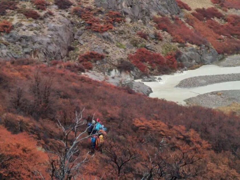 EL CHALTÉN. Rescataron a una mujer que pasó 48 horas perdida en el Parque Nacional Los Glaciares