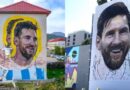 Messi mural
