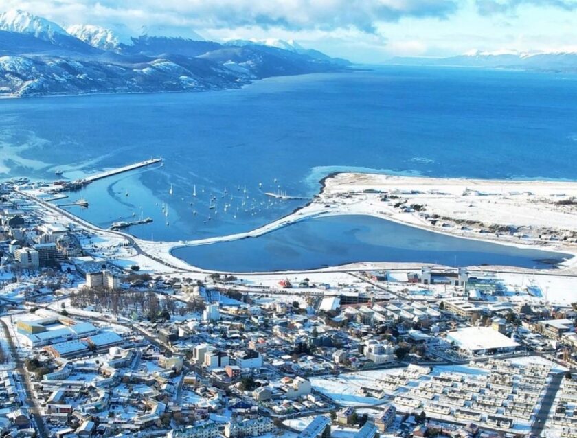 TEMPORAL EN USHUAIA. El municipio logró asistir a muchos turistas varados por las cancelaciones