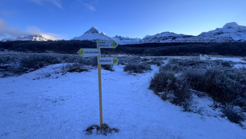 EL TIEMPO EN USHUAIA. A partir de este miércoles podrían registrarse nevadas 