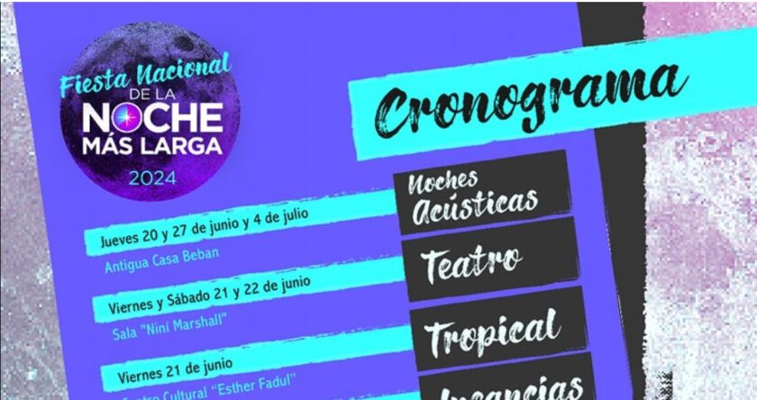 NOCHE MÁS LARGA. Inician las actividades con «Noches acústicas»