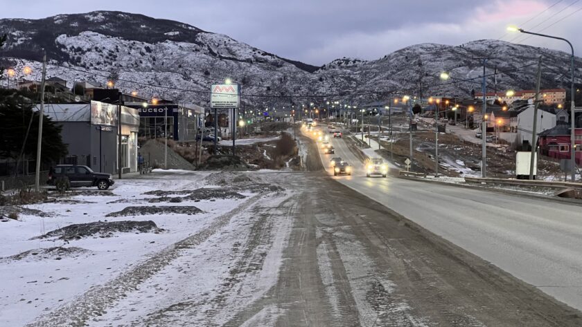 Se vienen tres días con mucho frio en Ushuaia