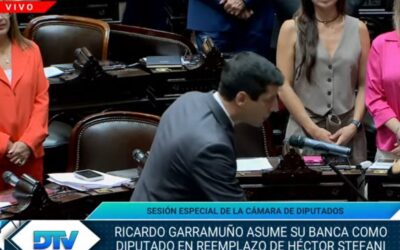 Asumió Garramuño como diputado de Tierra del Fuego