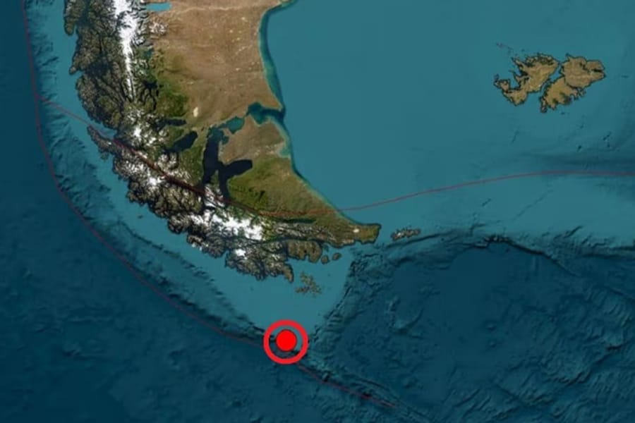 Se registró nuevo sismo en cercanías de Ushuaia